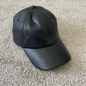 Vintage 100% leather hat